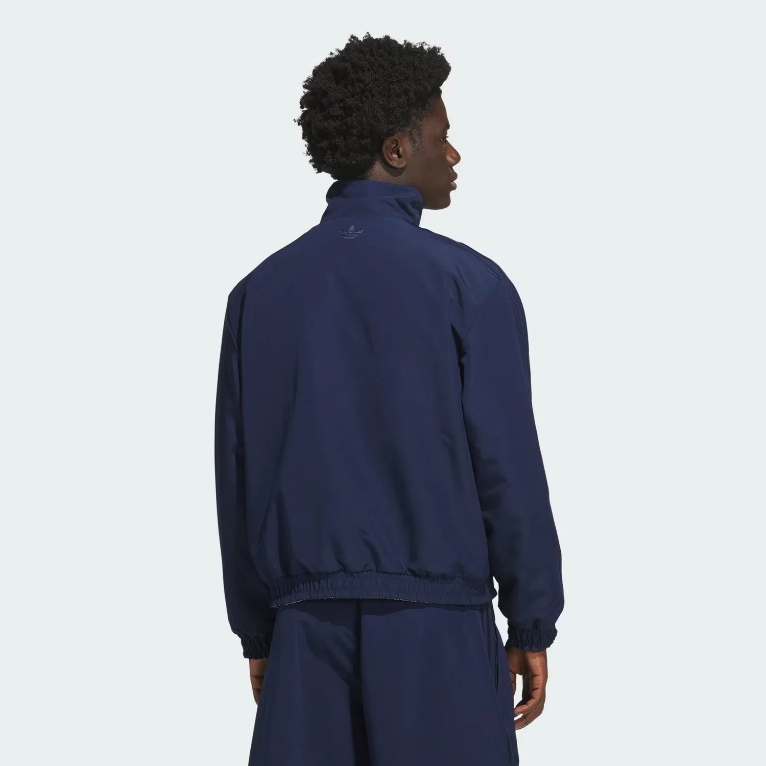 Мужская двусторонняя куртка-тренерская Firebird Adidas Originals, темно-синий/голубой — фото 3