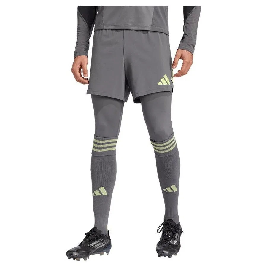 Спортивные тайтсы с принтом Tiro 25 Pro adidas, Серый — фото 2