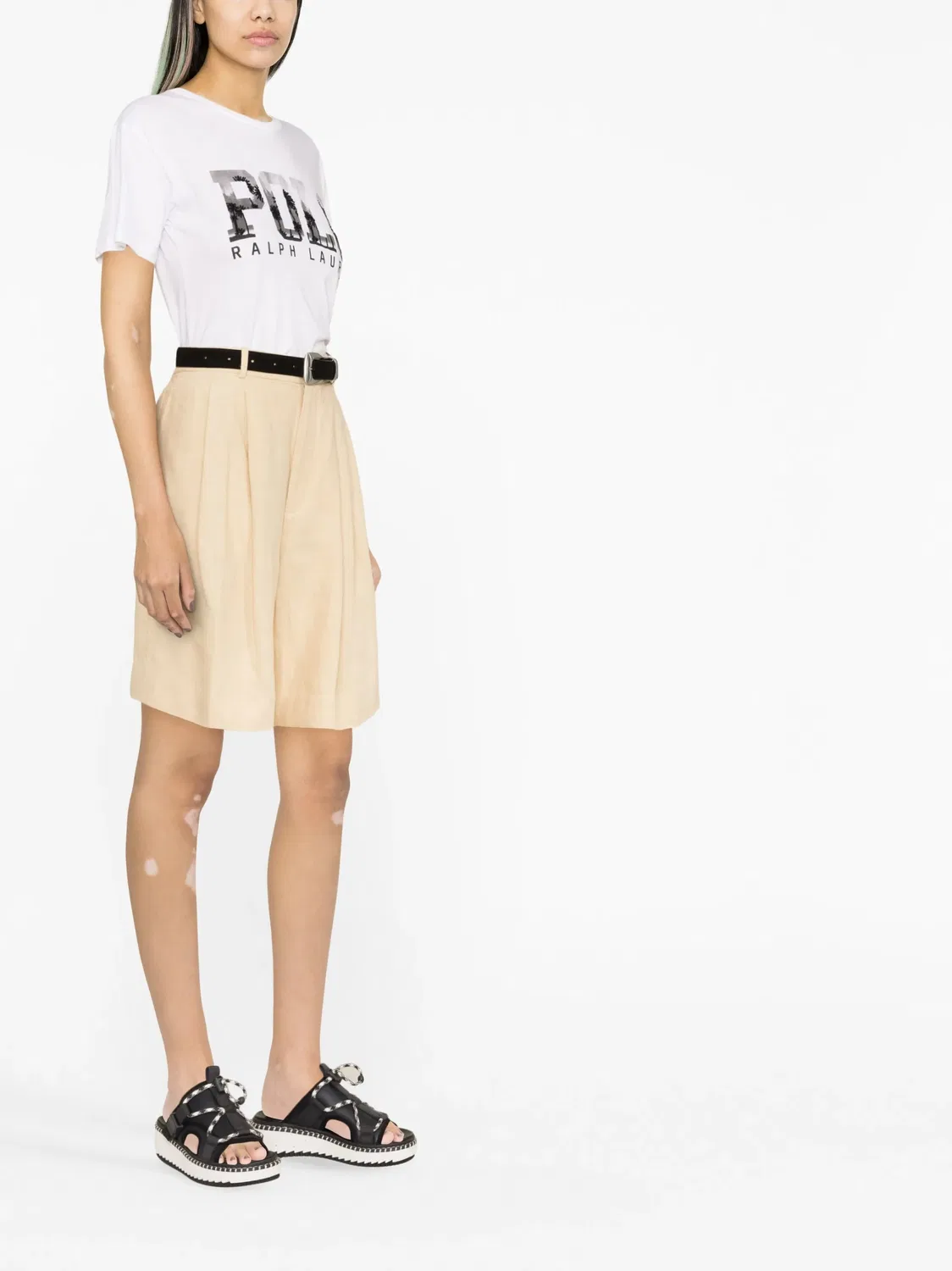 Футболка с Логотипом из Хлопка Polo Ralph Lauren, белый — фото 4