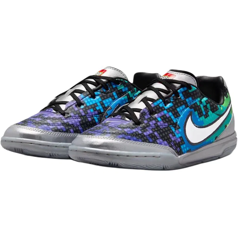 Детские футбольные кроссовки Streetgato Nike, Blue Black Gray — фото 4