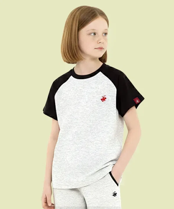 Футболка с длинным рукавом, Nagrang, Beverly Hills Polo Club Kids, бело-серый