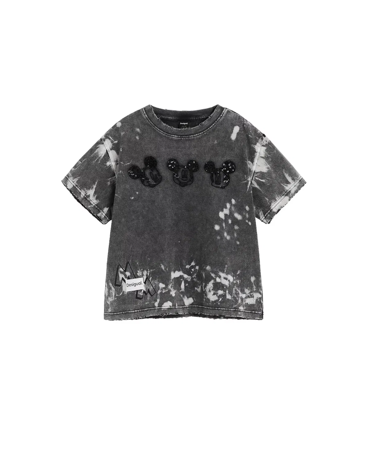 Детская футболка для мальчиков с принтом Mickey Desigual, Negro