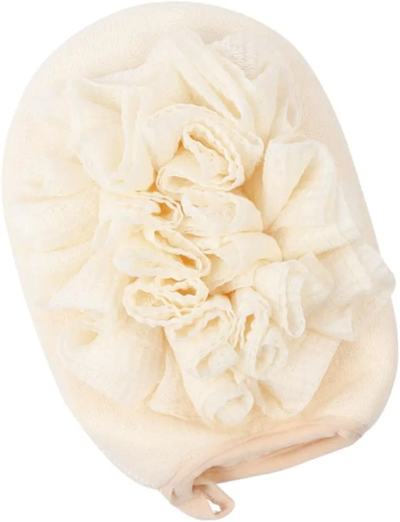 Мочалка для тела NOLITOY, 1 шт, 19x13.5x6 см, Beige