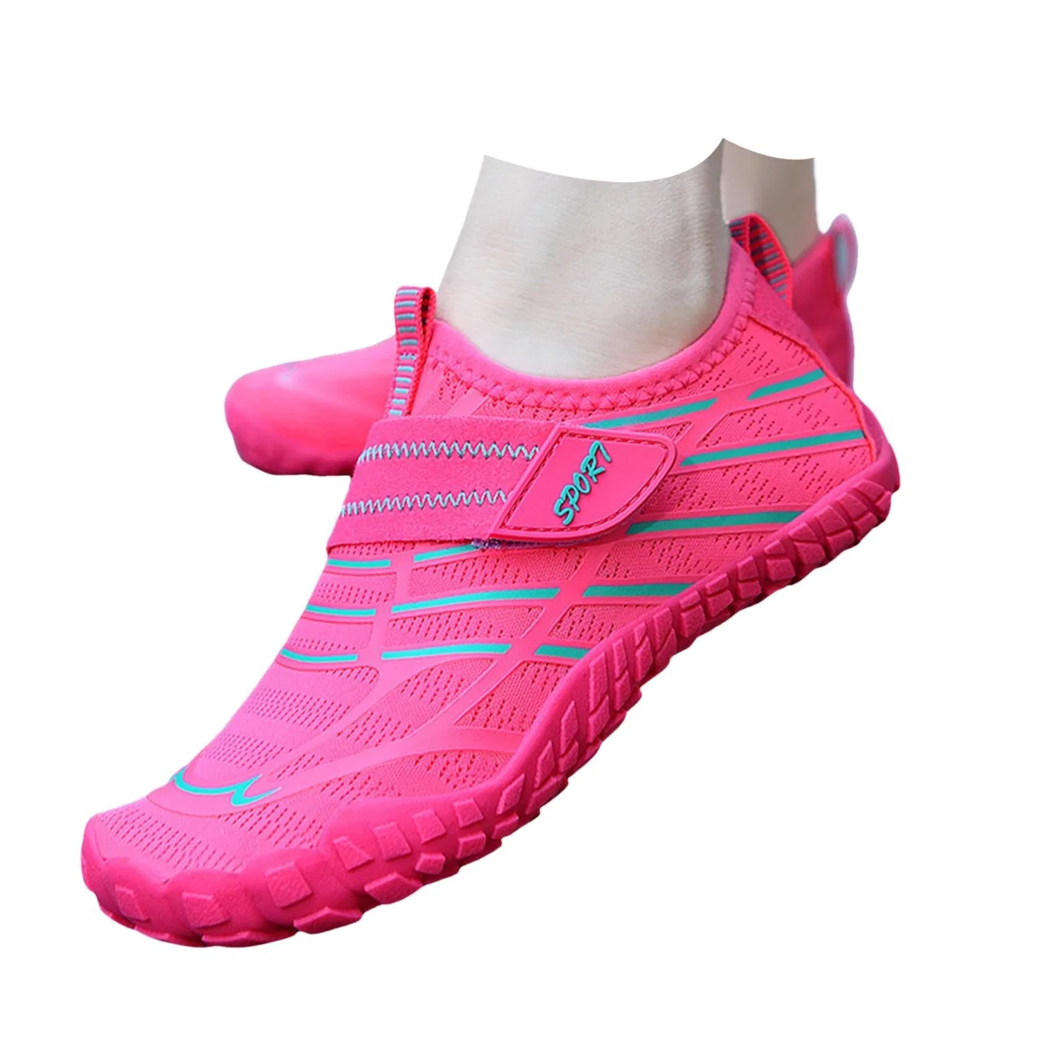 Детские кроссовки для мальчиков Barefoot Bambino, Hot Pink — фото 4