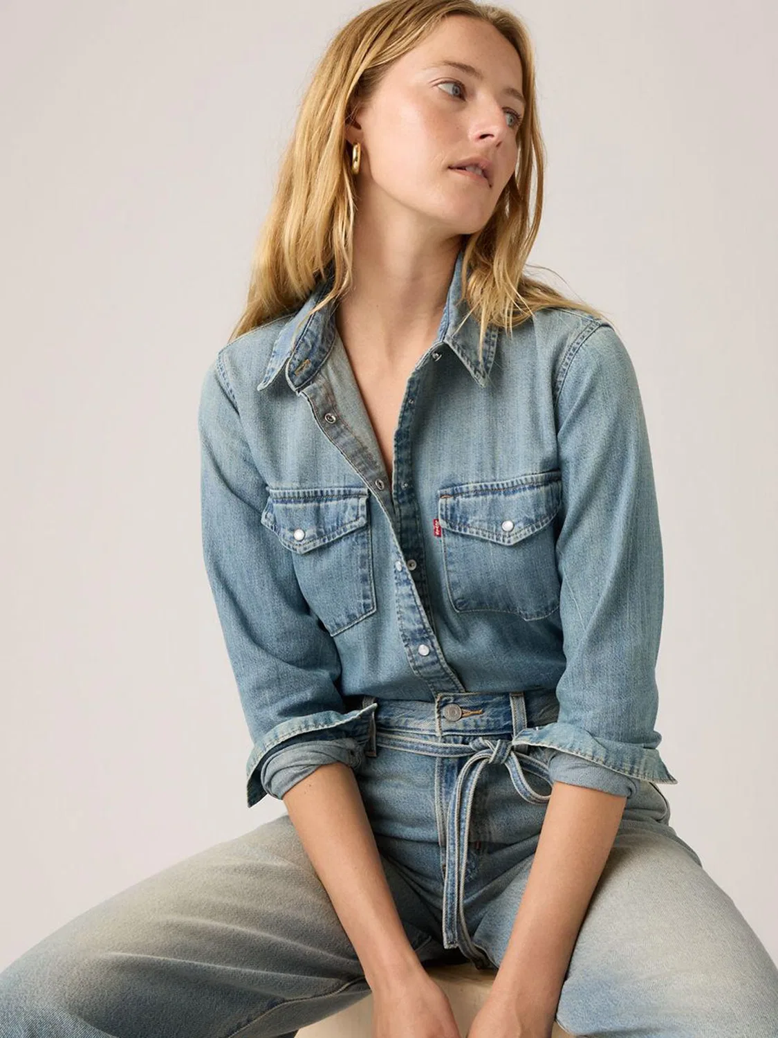 Рубашка вестерн Iconic Western Shirt Levi's, Bite Back Western — фото 3