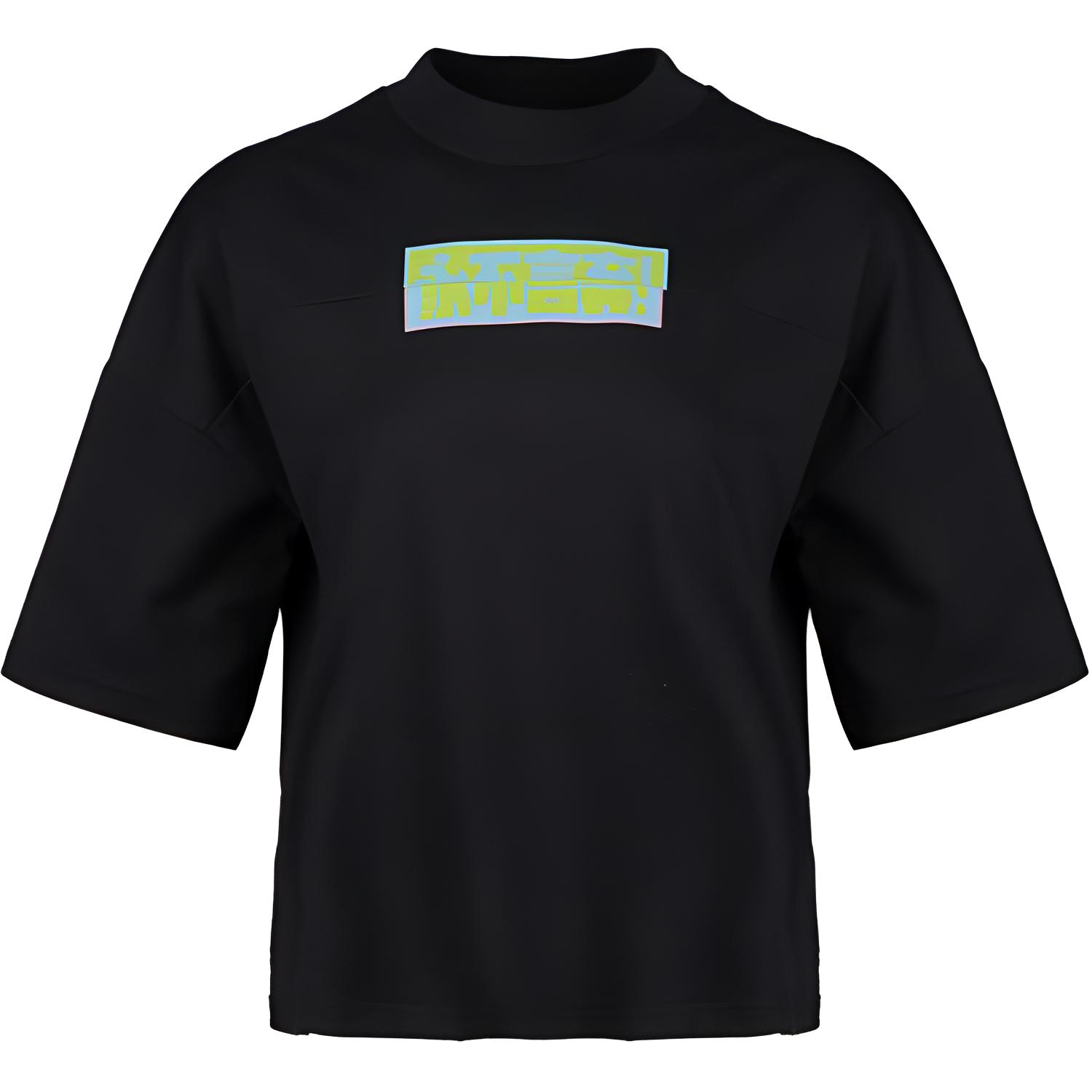 

Adidas Футболка с рукавом дроп-шоулд женская черная