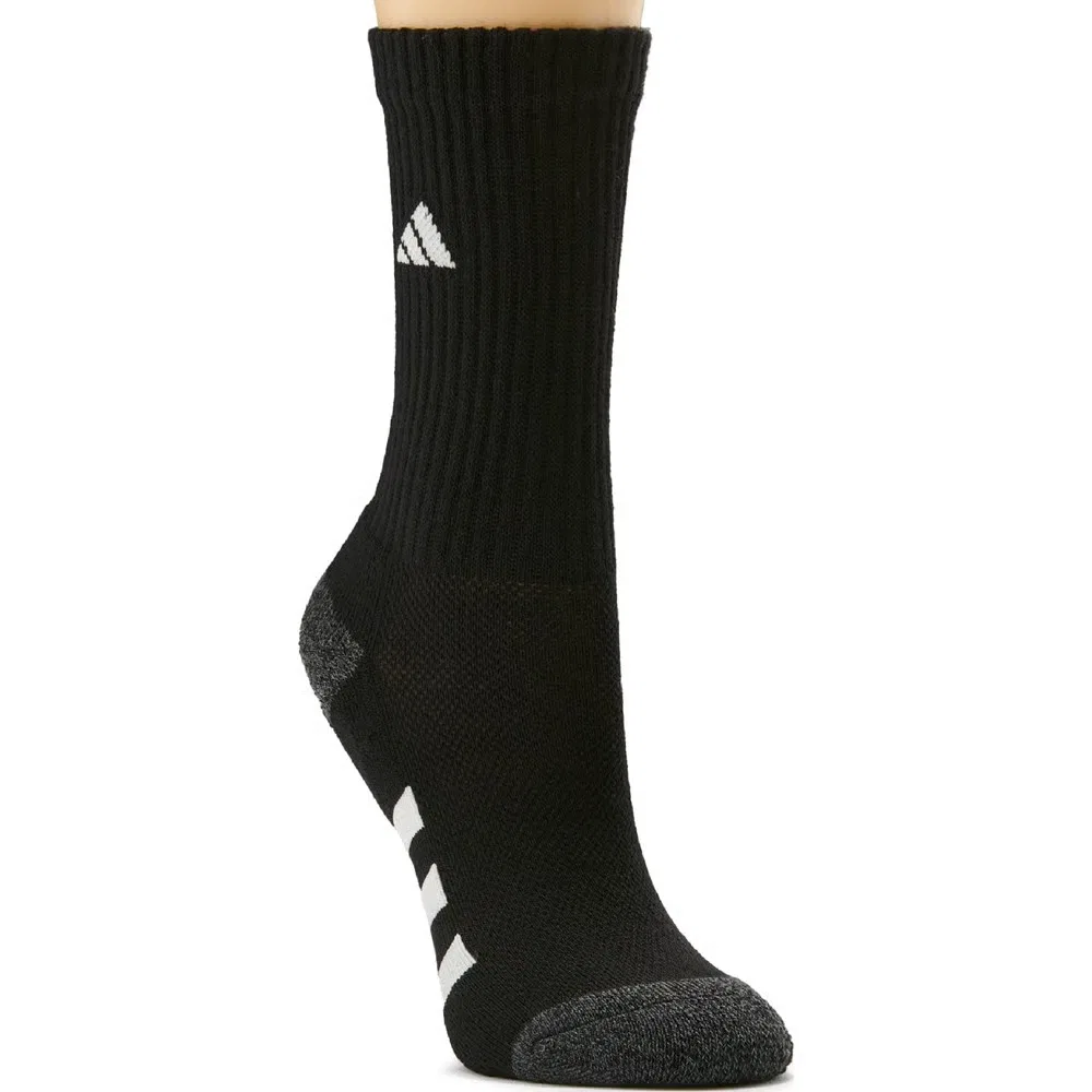 Детский набор из 6 пар средних мягких носков для подростков Adidas, White/Black/White — фото 2