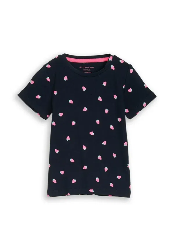 Футболка с принтом клубники Tom Tailor, small strawberry print