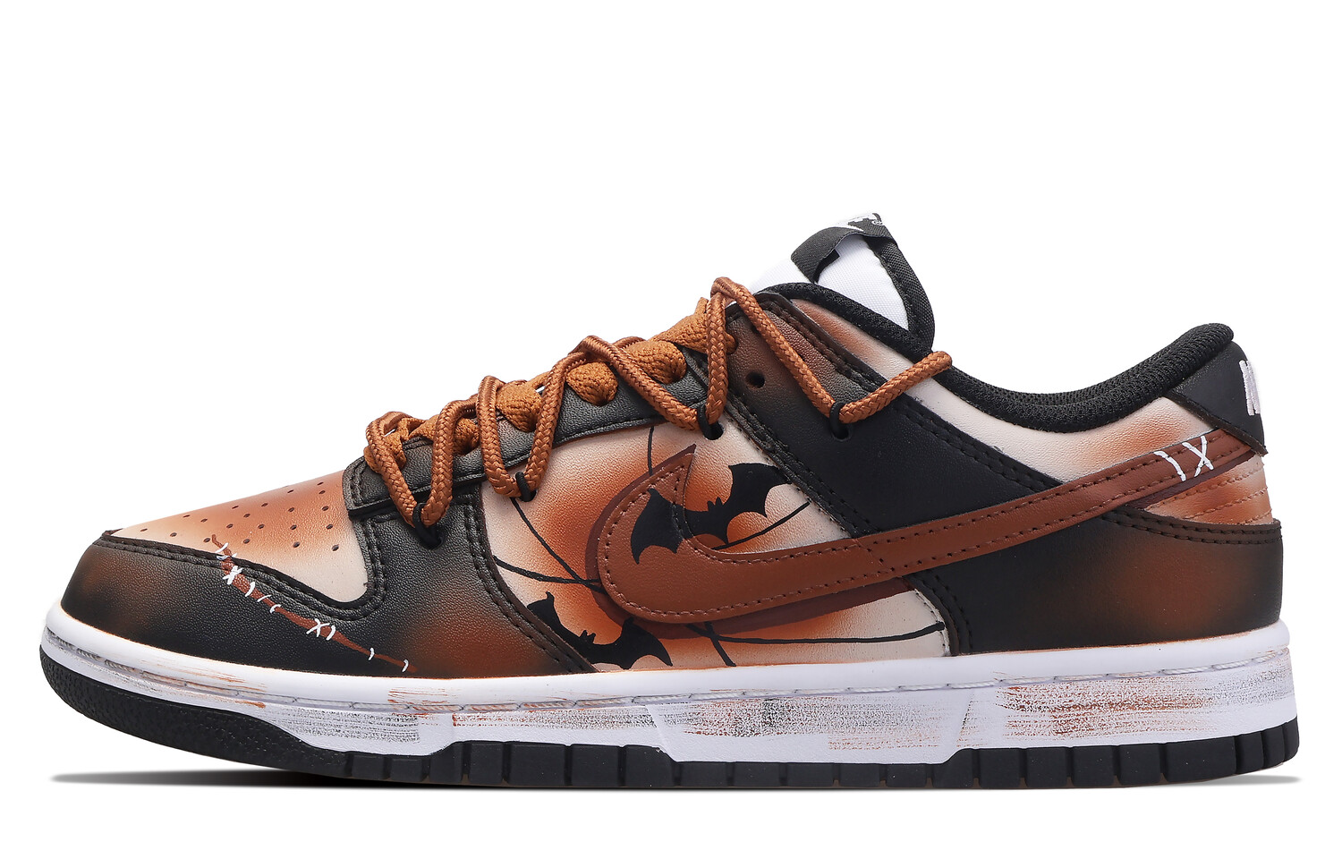 

Кроссовки Nike Dunk Skateboarding Shoes Men Low-top Brown, черный