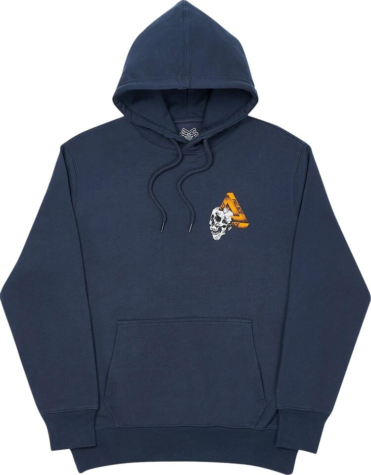 

Толстовка Palace Tri-Crusher Hood 'Navy', синий