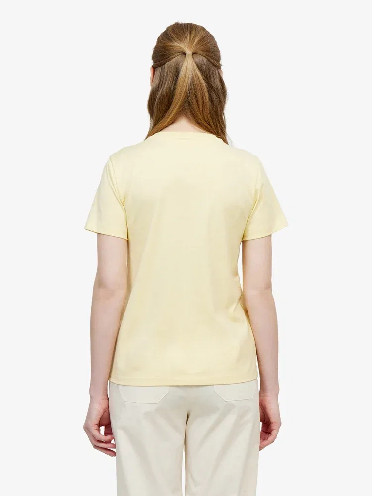Футболка LACOSTE Basic Pocket Lemon — фото 3