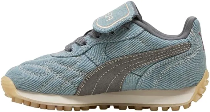 Детские кроссовки для мальчиков с принтом Fenty X X Smurfs Avanti PUMA, Grey — фото 3