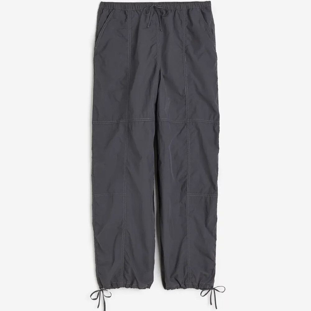

Брюки H&M Nylon Parachute, темно-серый