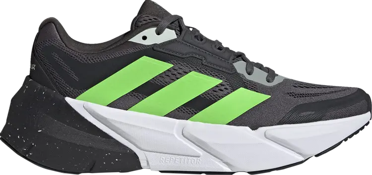 

Кроссовки Adidas Adistar 'Grey Solar Green', серый