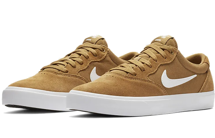 Кроссовки Nike Sb Chron Slr, золотисто-бежевый/белый — фото 3