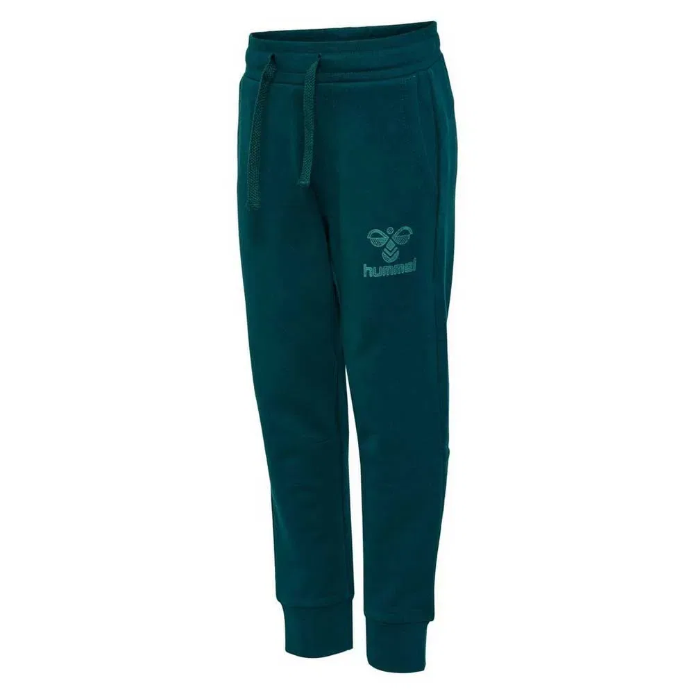 Детские спортивные штаны с утяжкой Hummel Fastwo, Green — фото 3