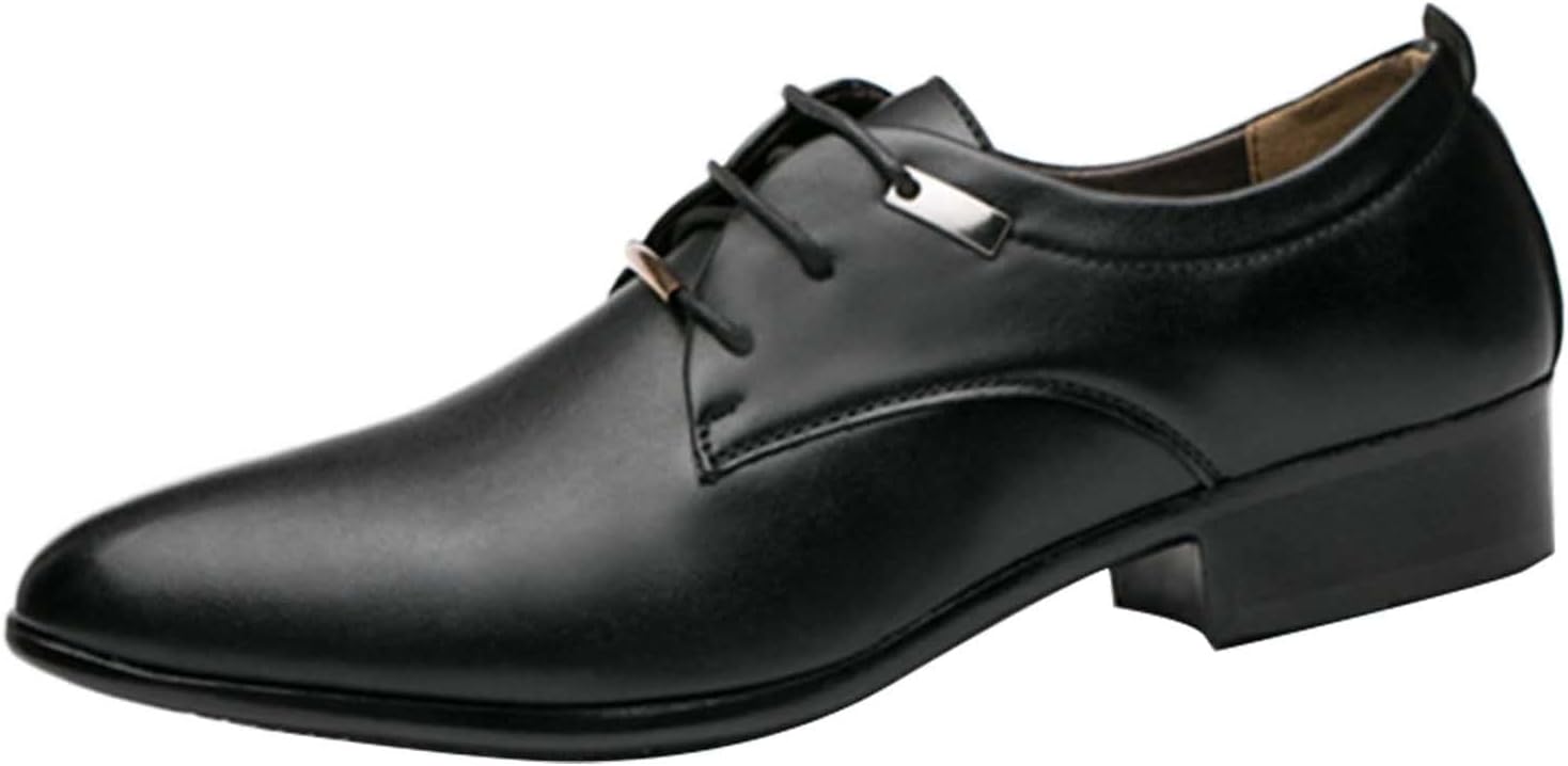 

Мужские туфли HINDOLA, повседневные оксфорды, деловые формальные туфли, черный