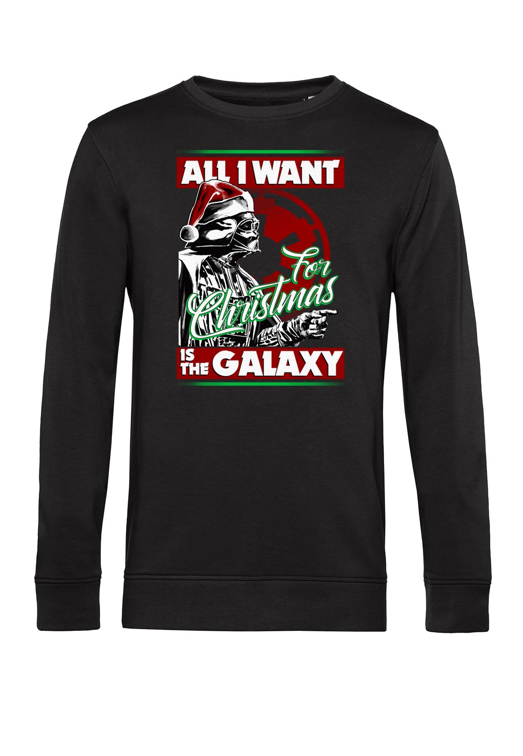

Толстовка STAR WARS: CLASSIC VADER XMAS GALAXY Star Wars, черный