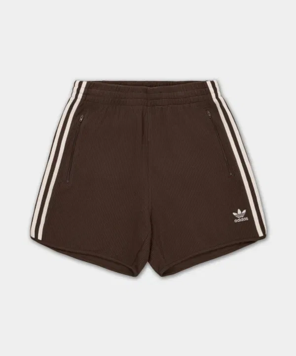 Укороченные спортивные шорты Adidas, темно-коричневые