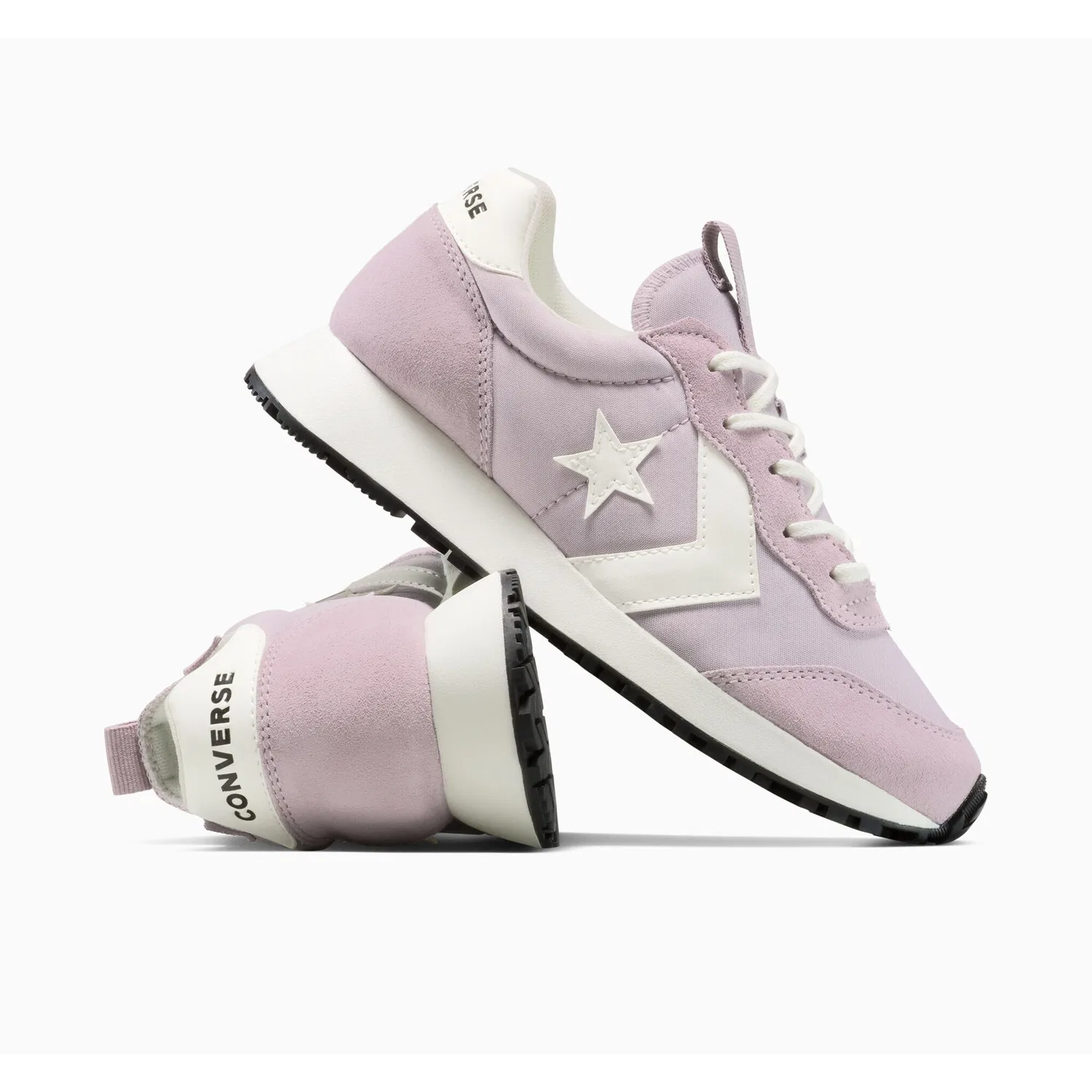 Детские кроссовки Omega Trainer Converse, Altitude Lilac/Vintage White/Black — фото 2