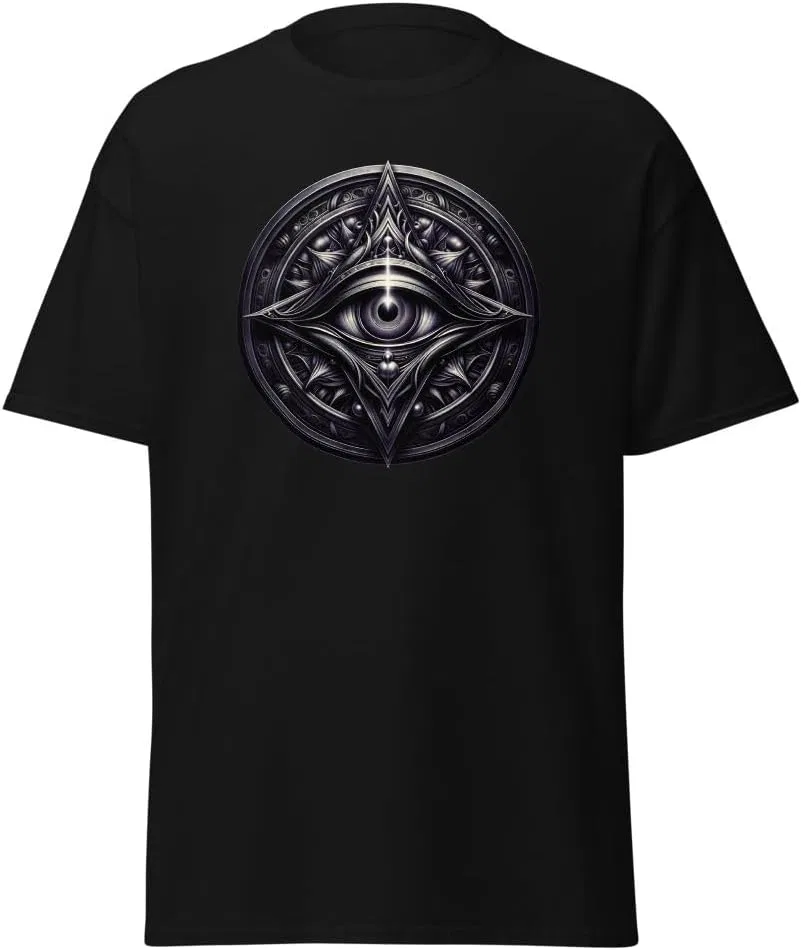Мужская футболка с принтом All-Seeing Eye 5000, Black