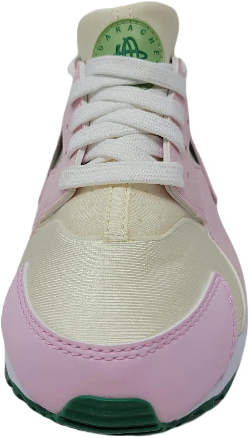 Детские кроссовки для девочек с принтом Huarache Run Nike, Pink Foam Malachite Sesame — фото 3