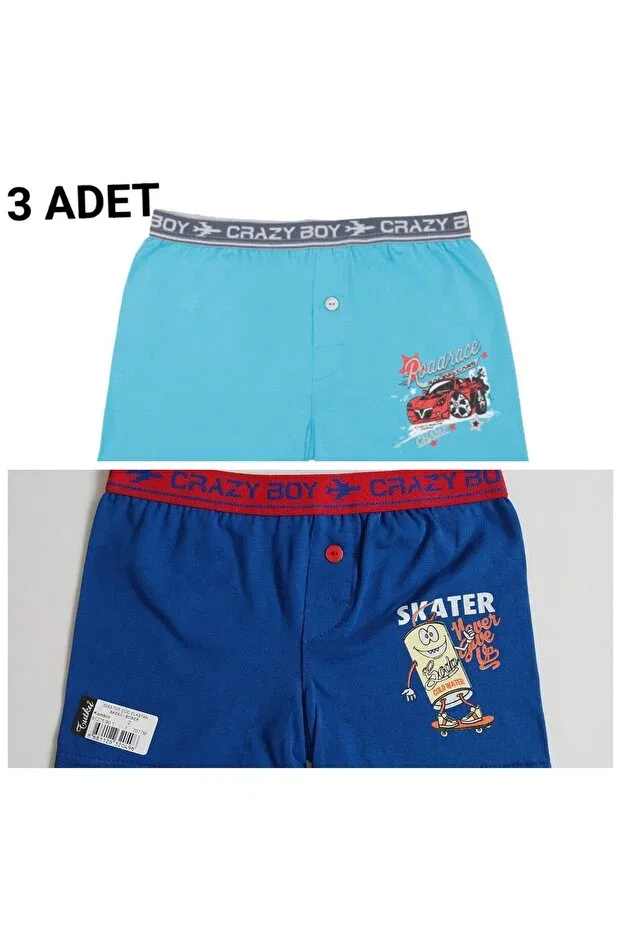 Детские боксеры для мальчиков хлопковые 3-Pack men's colorful boxers Ay, Multicolor — фото 2