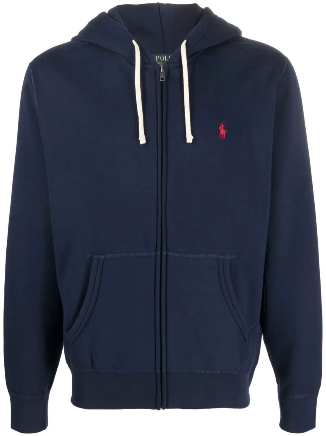 Толстовка на молнии темно-синего цвета Polo Ralph Lauren, темно-синий