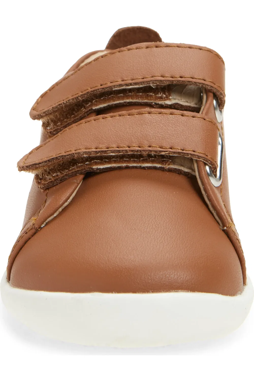 Детские кроссовки дышащие из металлизированной кожи Old Soles, Tan — фото 4