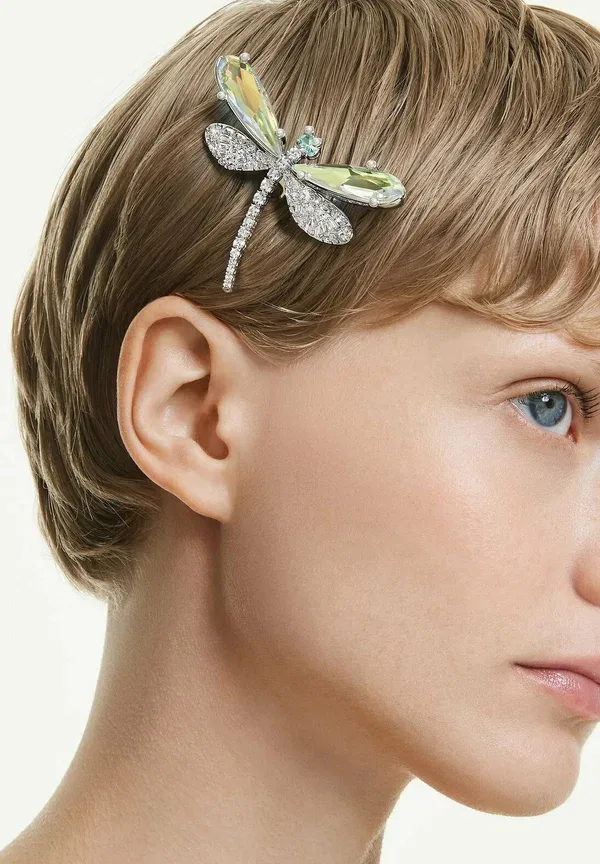 Аксессуар для укладки волос Damen-charm металлик-кристалл Swarovski, серебро