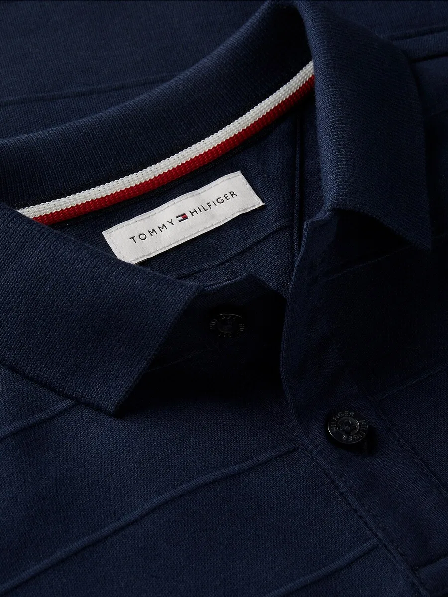Футболка TOMMY HILFIGER синего цвета — фото 4