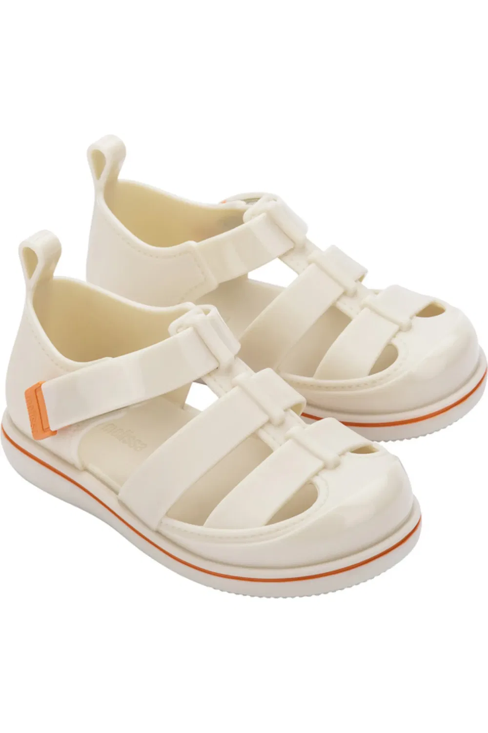 Сандалии детские на липучке Smash Jelly Mini Melissa, бежевый