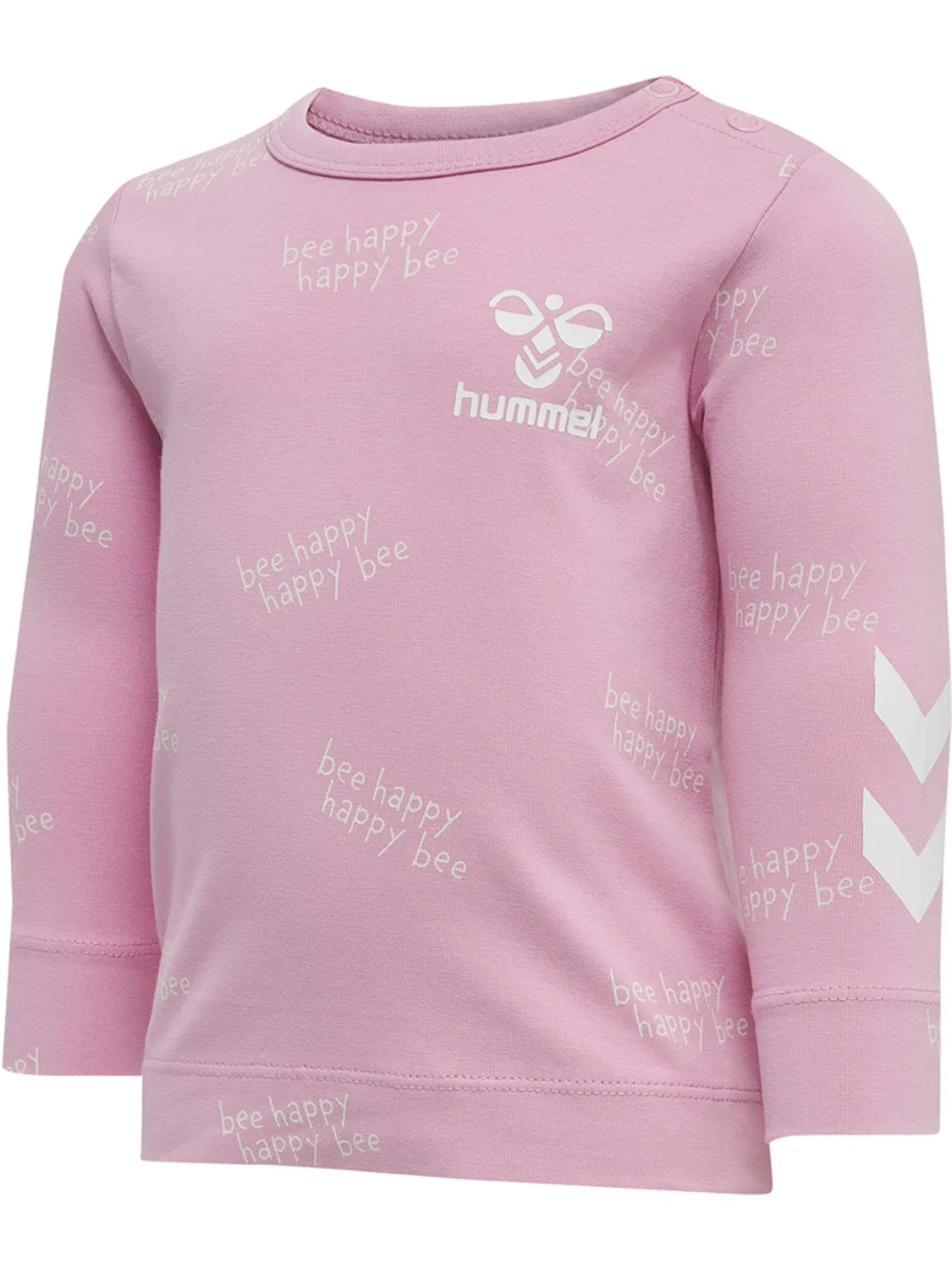 Детская футболка с длинным рукавом Hmlcalen Hummel, Rosa / Malvenfarben — фото 4