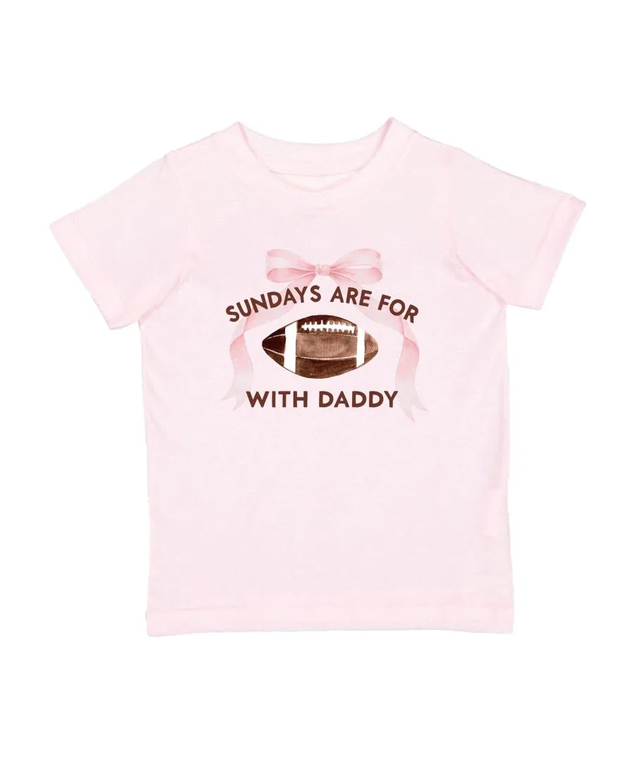 Футболка с коротким рукавом Sundays Are For Football Sweet Wink, Ballet Pink