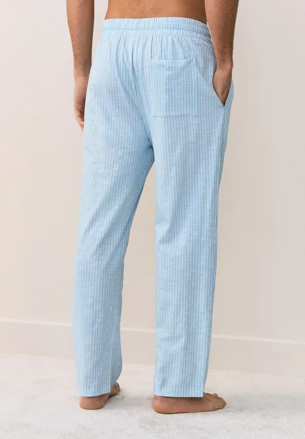 Пижамные брюки из хлопка 2-pack Next blue grey, синий/серый — фото 3