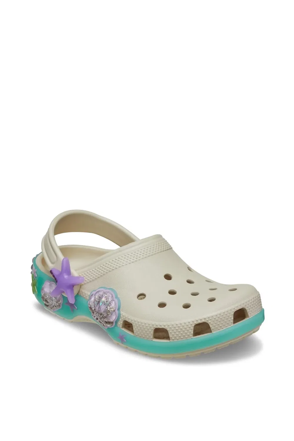 Детские классические сабо с блестками Sea Sparkle Crocs, Multi