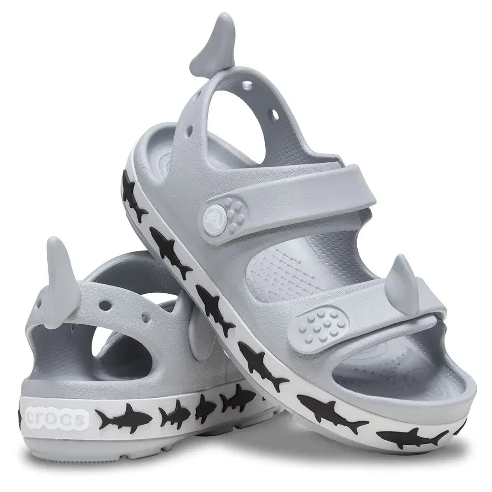 Сандалии Crocband Cruiser Shark Crocs, серый — фото 4