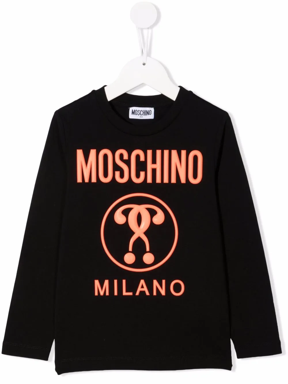 

Футболка с логотипом Moschino Kids, черный