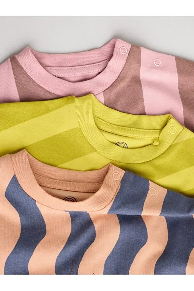 Детский комбинезон для девочек хлопковый комплект Romper Set Next Baby, Multicolor — фото 3