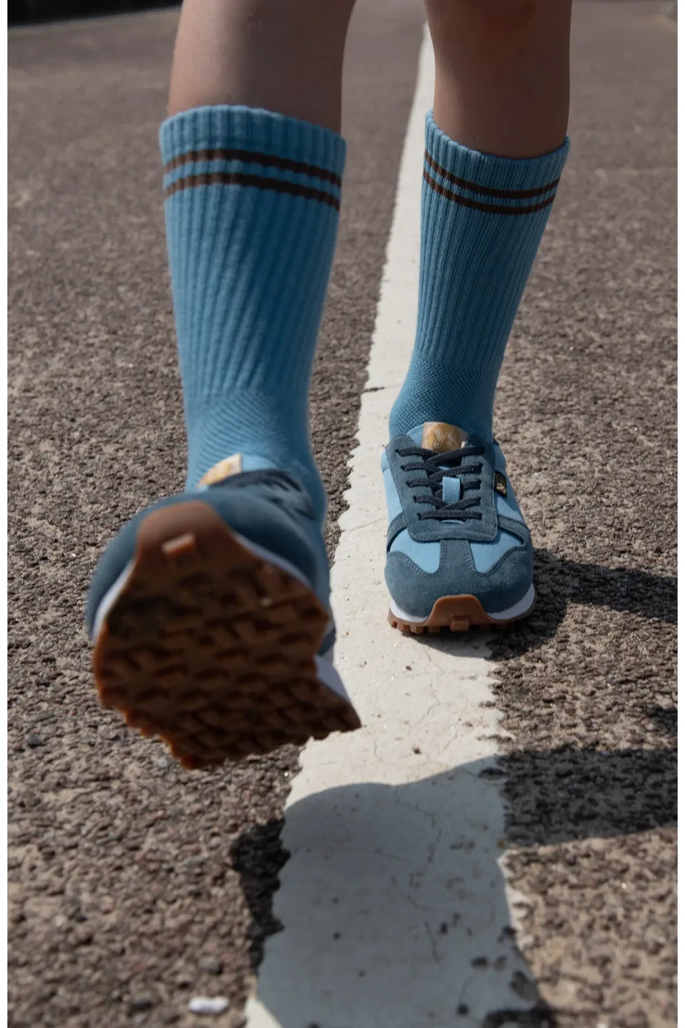 Детские кеды классические Keegan Young Soles, Smokey Blue — фото 2