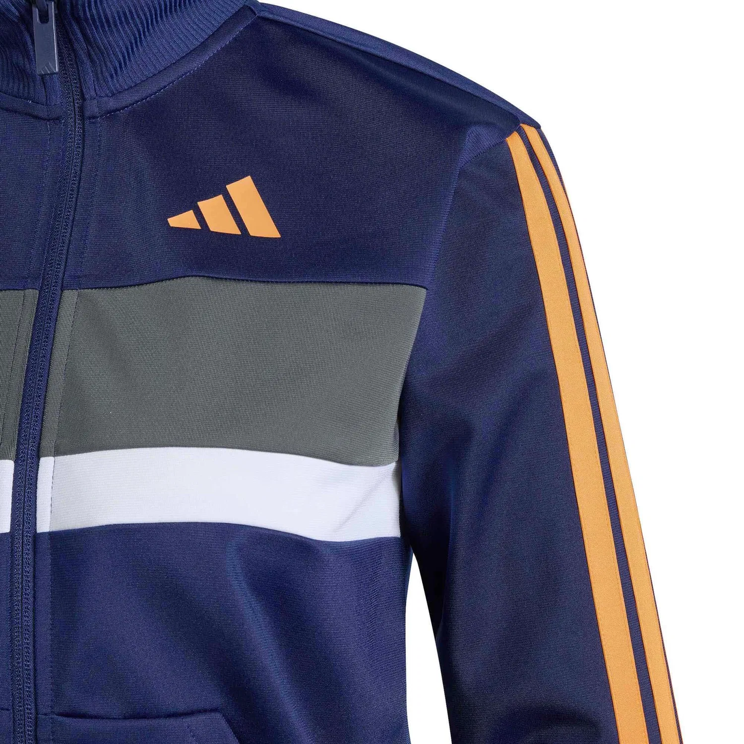 Детский спортивный костюм с принтом 3S Tiberio Track Suit Adidas, Dunkelblau Orange Mediterranes Blau — фото 4