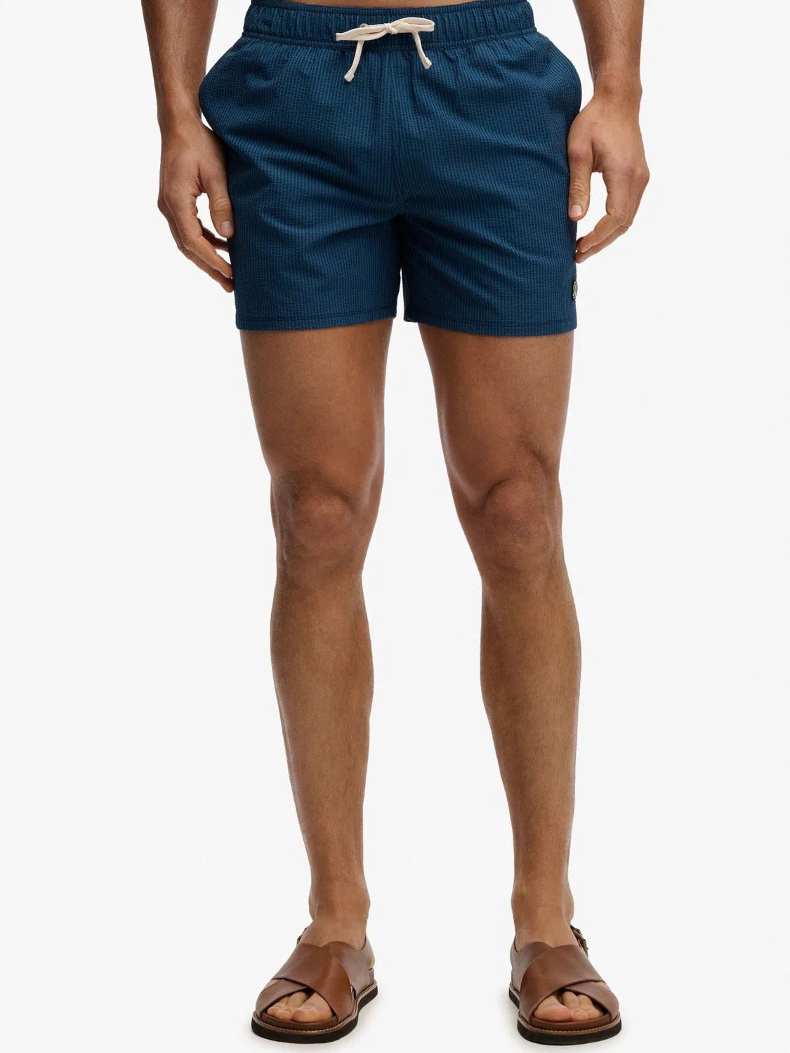 Плавки Superdry Seer Sucker 15-inch, Синие