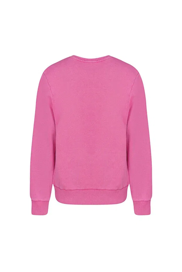 Детские свитшот для девочек с принтом Hummel, Pink — фото 3