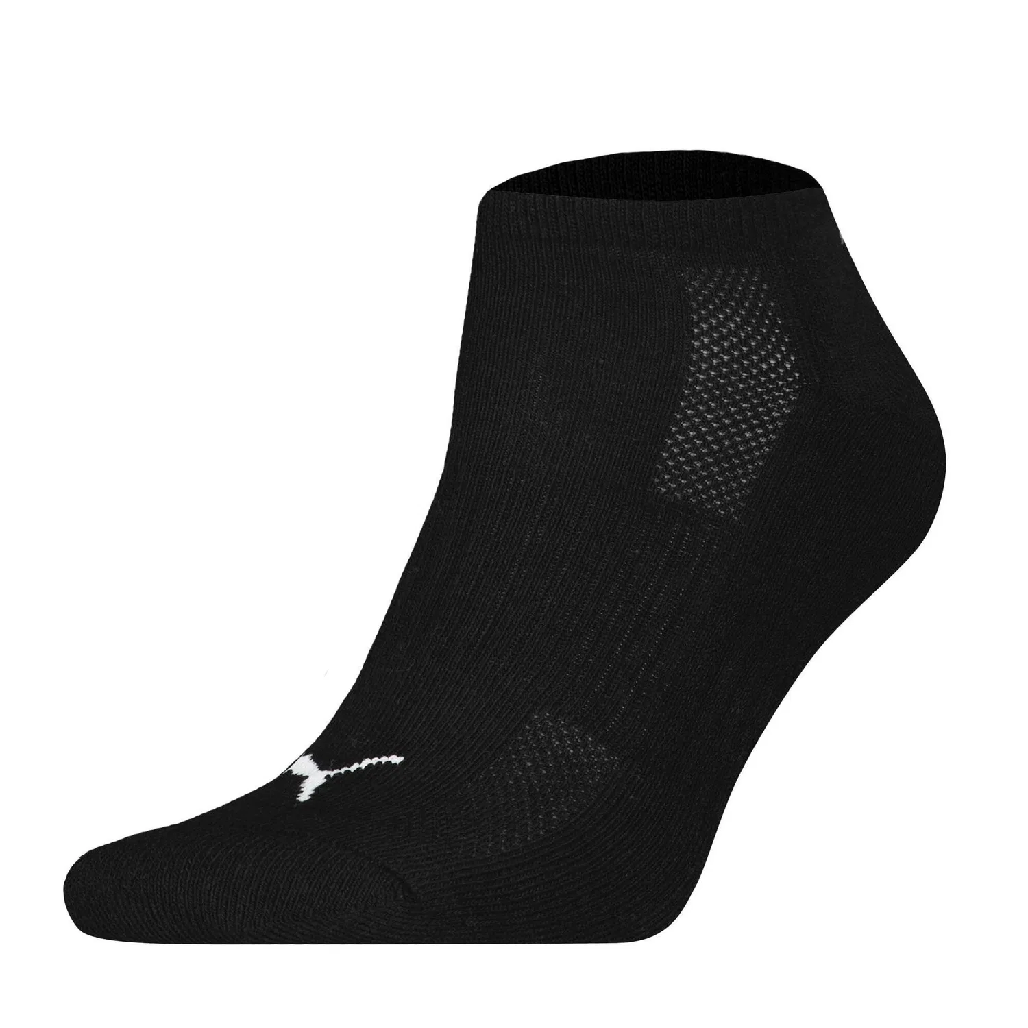 Детские носки с амортизацией Puma Stretch-Cushioned Sneaker 12P, Schwarz — фото 2