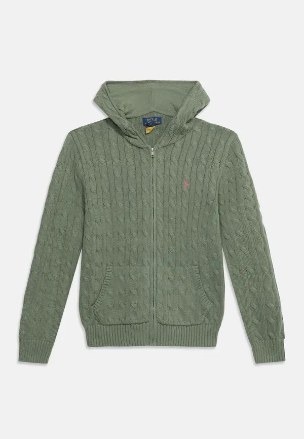 Худи-кардиган на молнии Polo Ralph Lauren, зелёный — фото 4