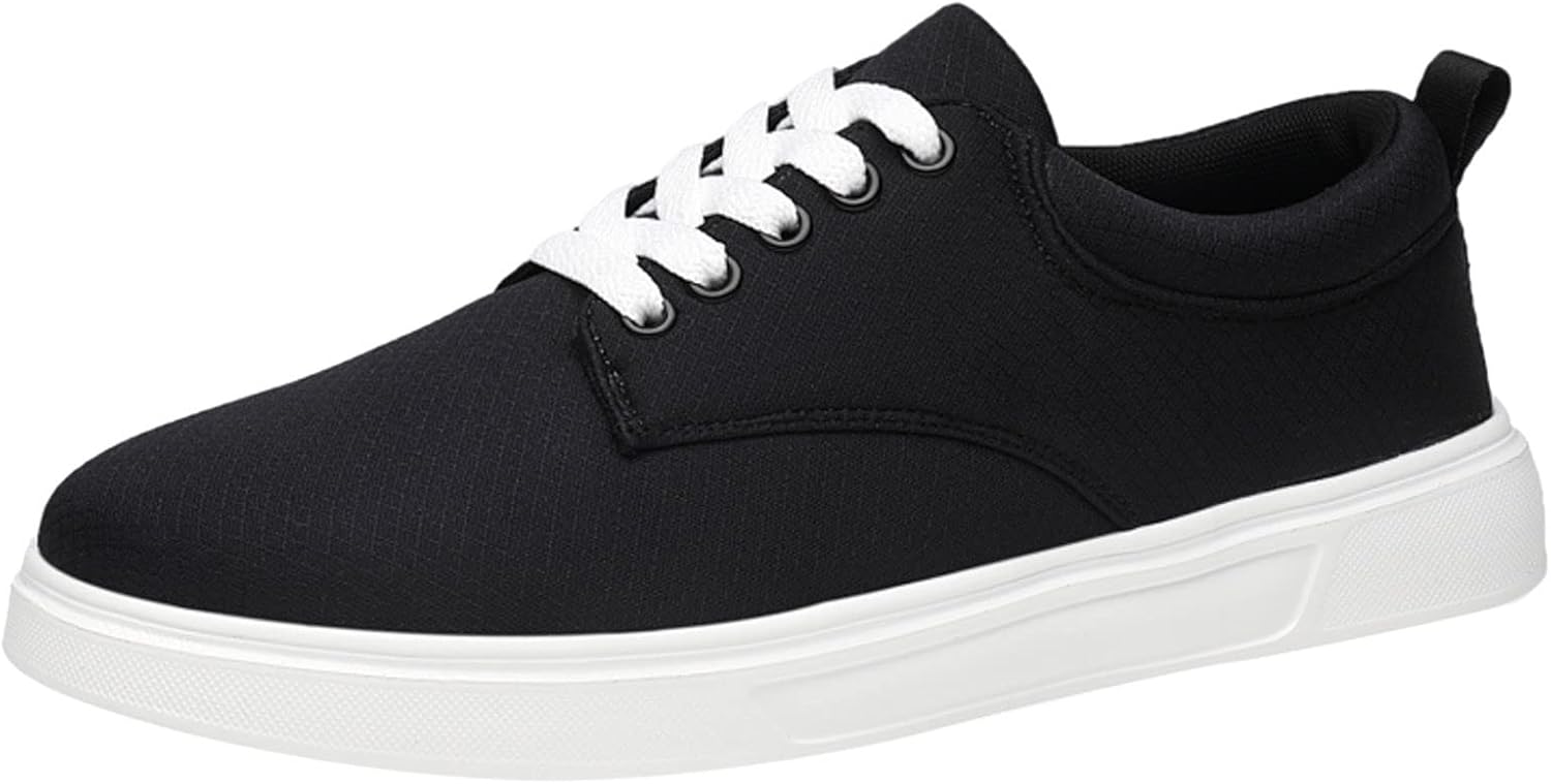 

Мужские кеды из холста с низким верхом Классические мужские кроссовки из холста Удобные прогулочные повседневные кроссовки на шнуровке Generic, черный