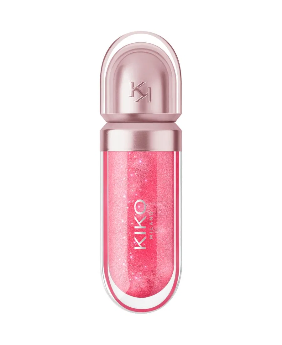 Масло для губ 3D Hydra Lip Oil, 6 мл, с маслом малины KIKO Milano, 04 Cherry Cherry