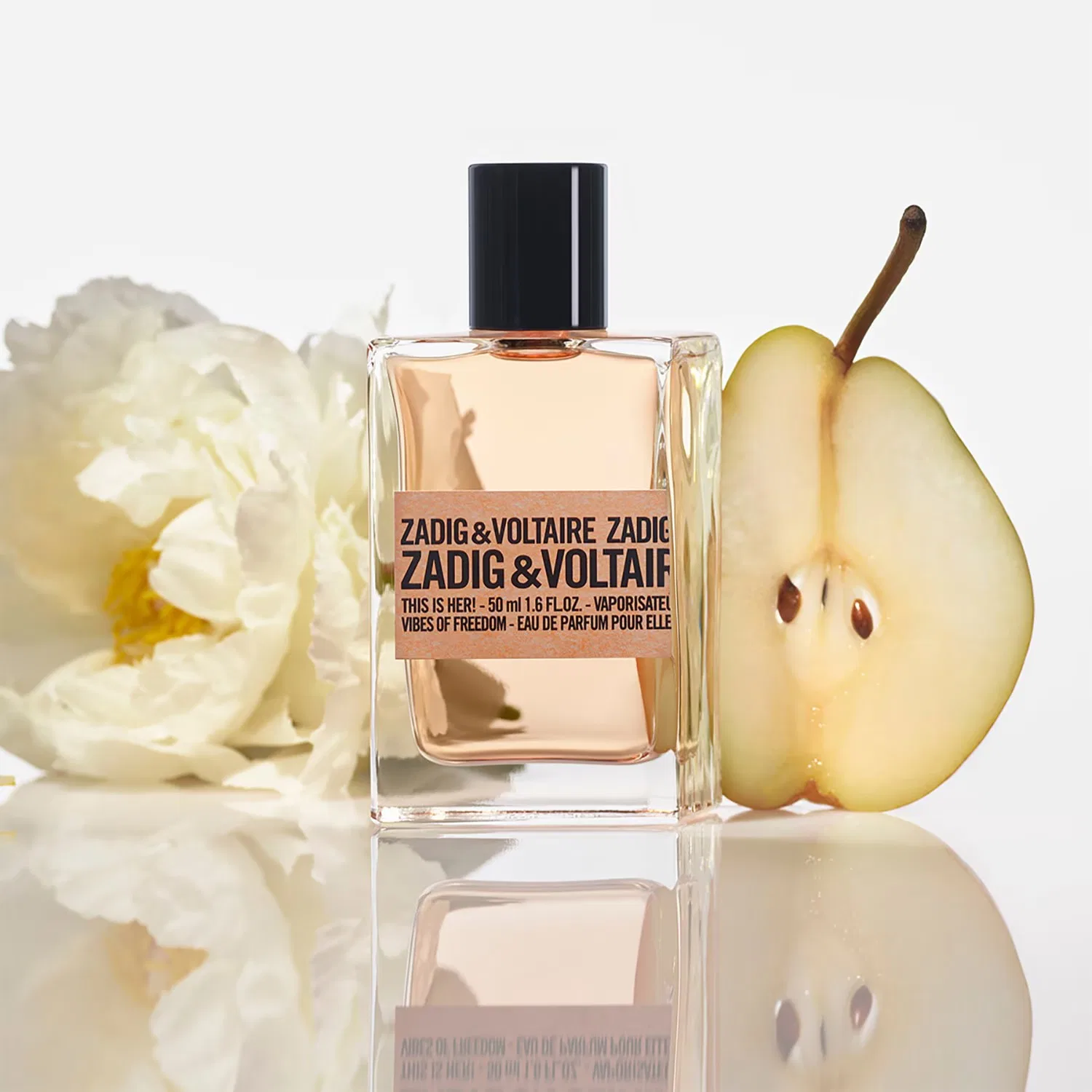 Парфюмерная вода 100 мл с пионом и каштаном This is her! Vibes of Freedom ZADIG & VOLTAIRE — фото 3