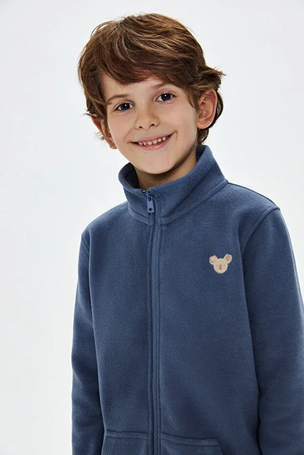 Детские свитшот для мальчиков с длинным рукавом Koala supersoft full-zip kids sweatshirt Reflect Studio, Gray