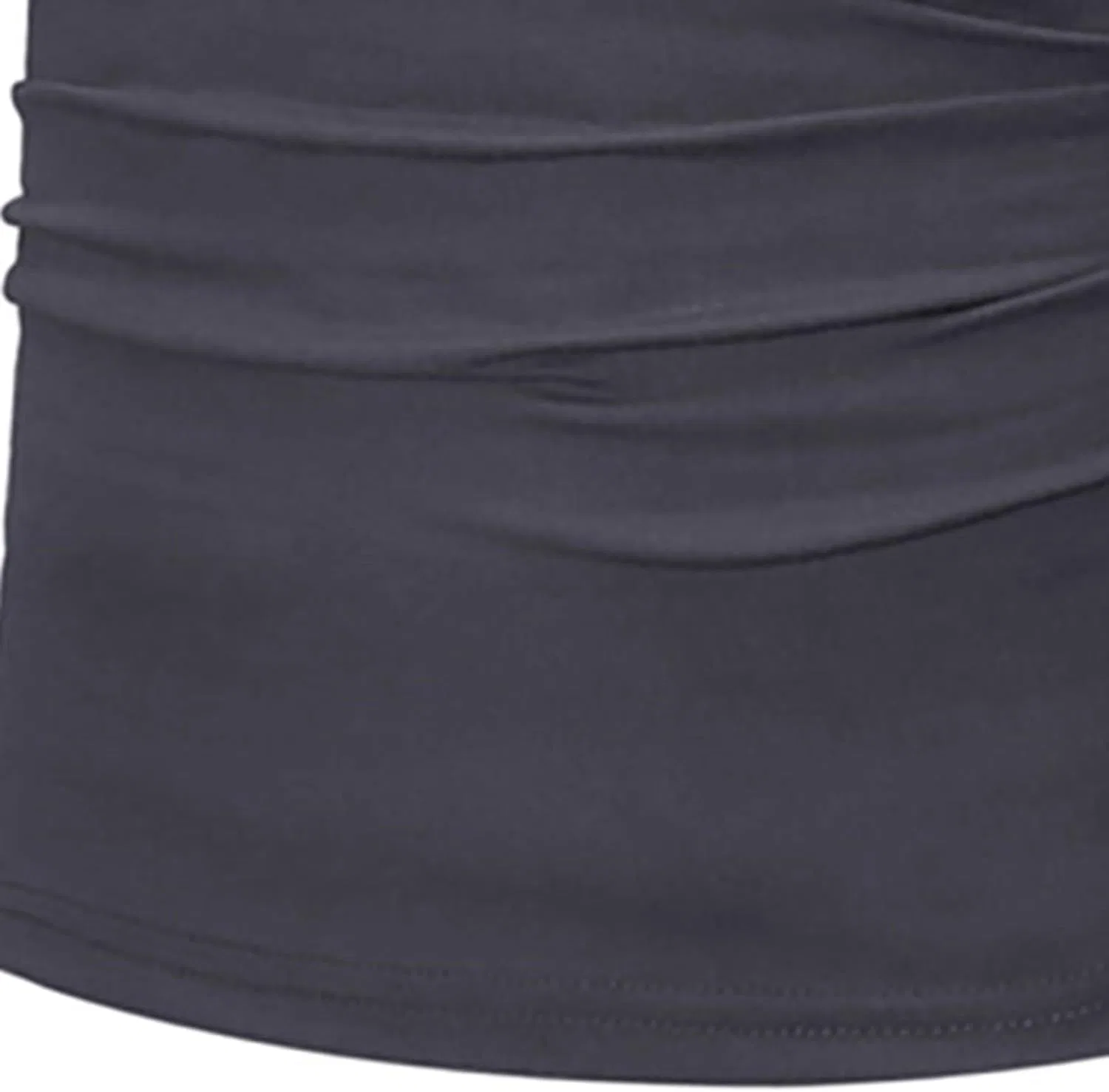 Мужская водолазка slim fit повседневная, Dark Gray — фото 4